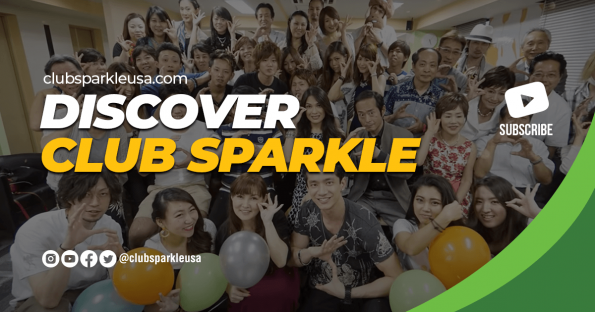 An image that says "discover club sparkle" with a subscribe YouTube logo and the @clubsparkle social media icons.